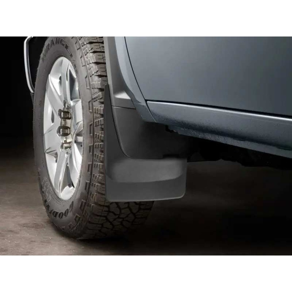 WeatherTech No-Drill MudFlaps Front & Rear 2015-2020 Ford F-150 & Lobo Black